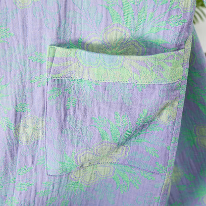 Refresh Floral Double-Gauze Kimono Bathrobe - image 6