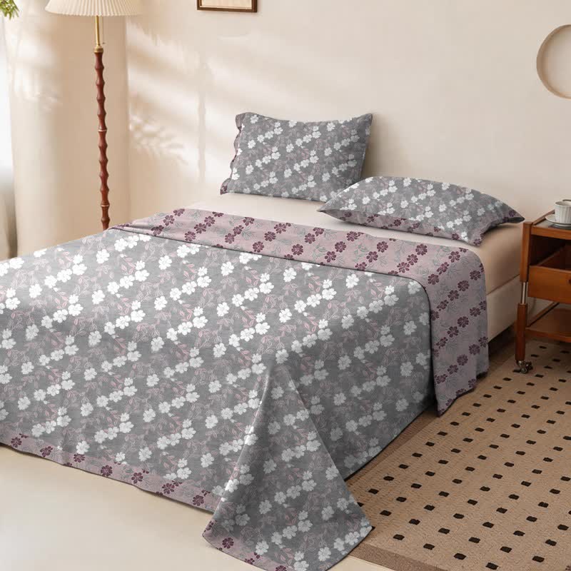 Elegant Floral Cotton Double Gauze Bedspread - image 5