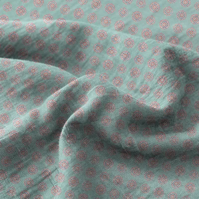 Vintage Pattern Cotton Double Gauze Bedspread - image 2