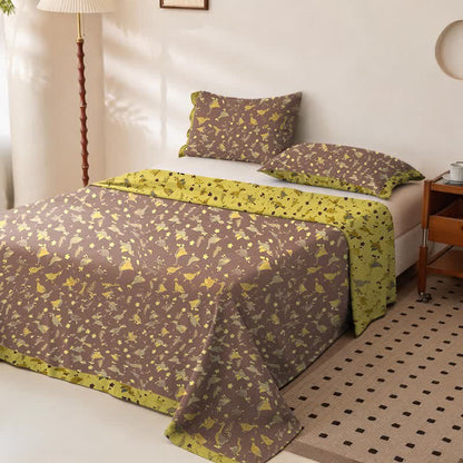 Duck & Floral Cotton Double Gauze Bedspread - image 1
