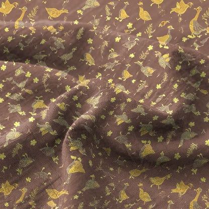 Duck & Floral Cotton Double Gauze Bedspread - image 2
