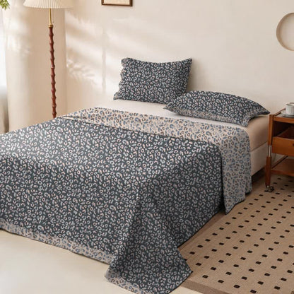 Leopard Print Cotton Double Gauze Bedspread - image 5
