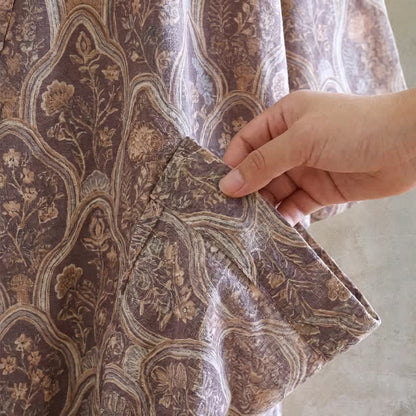 Boho Vintage Cotton Gauze Kimono Robe - image 7