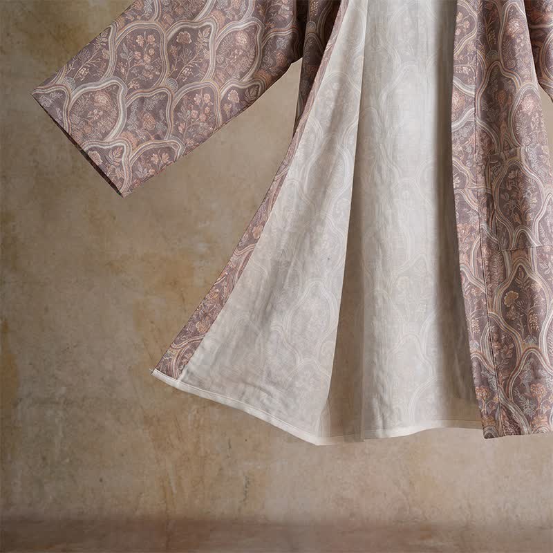 Boho Vintage Cotton Gauze Kimono Robe - image 5