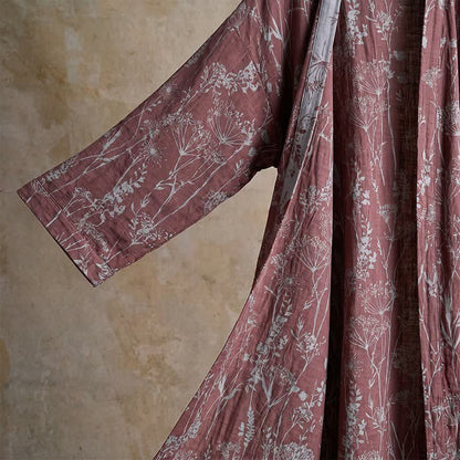 Vintage Botanical Cotton Double Gauze Robe - image 5