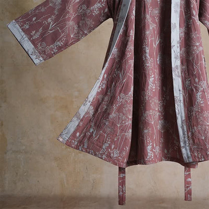 Vintage Botanical Cotton Double Gauze Robe - image 6