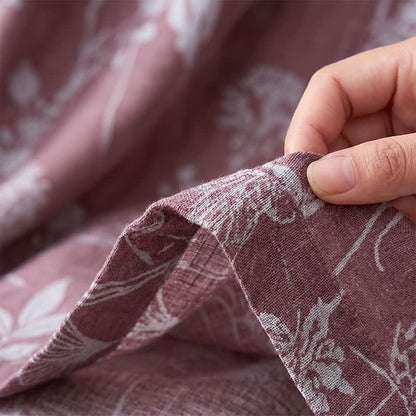 Vintage Botanical Cotton Double Gauze Robe - image 8