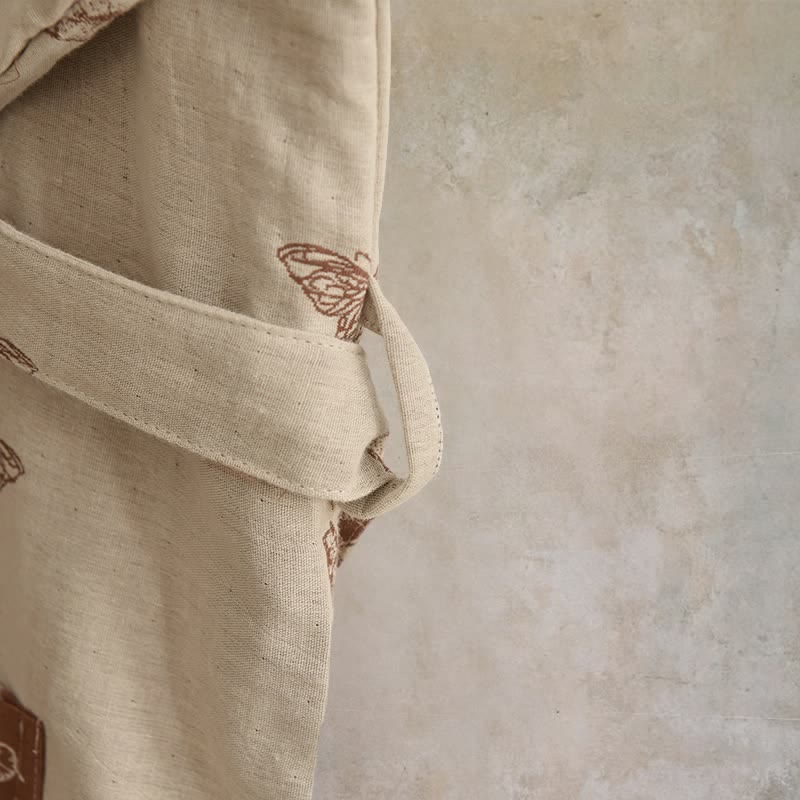 Elegant Butterfly Cotton Kimono Bathrobe - image 16