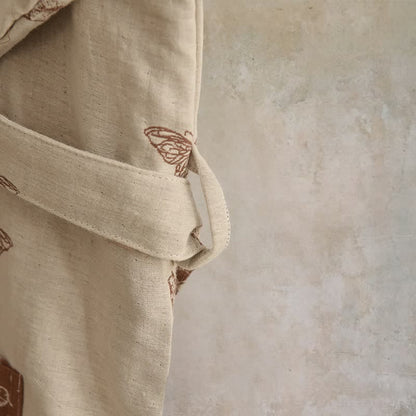 Elegant Butterfly Cotton Kimono Bathrobe - image 16