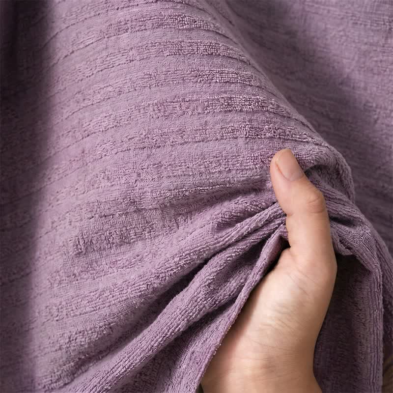 Cotton Waffle Weave Kimono Bathrobe - image 8