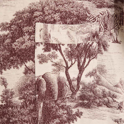 Toile Print Cotton Kimono Robe - image 15