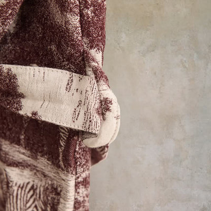 Toile Print Cotton Kimono Robe - image 19