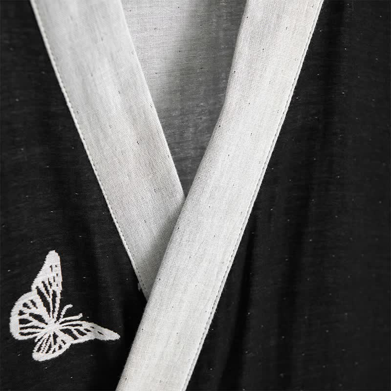 Butterfly Pure Cotton Kimono Robe - image 2