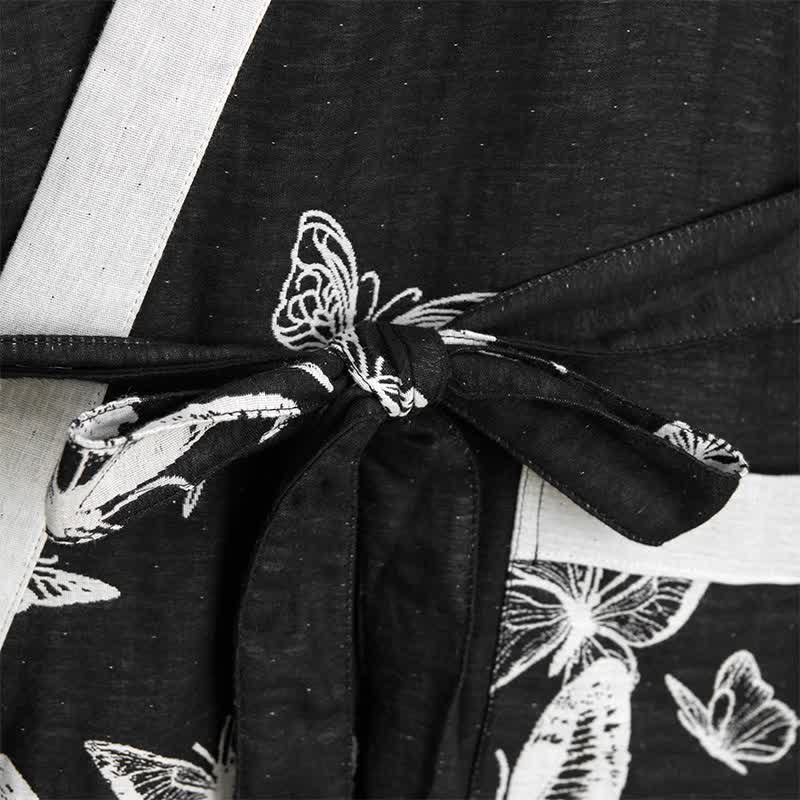 Butterfly Pure Cotton Kimono Robe - image 4
