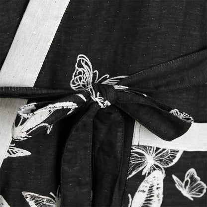 Butterfly Pure Cotton Kimono Robe - image 4