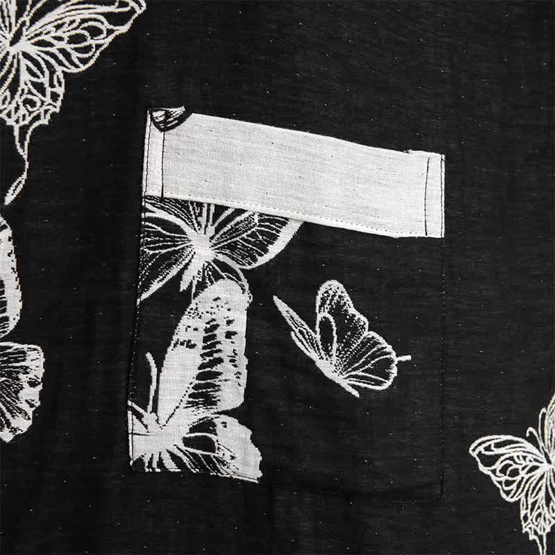 Butterfly Pure Cotton Kimono Robe - image 5
