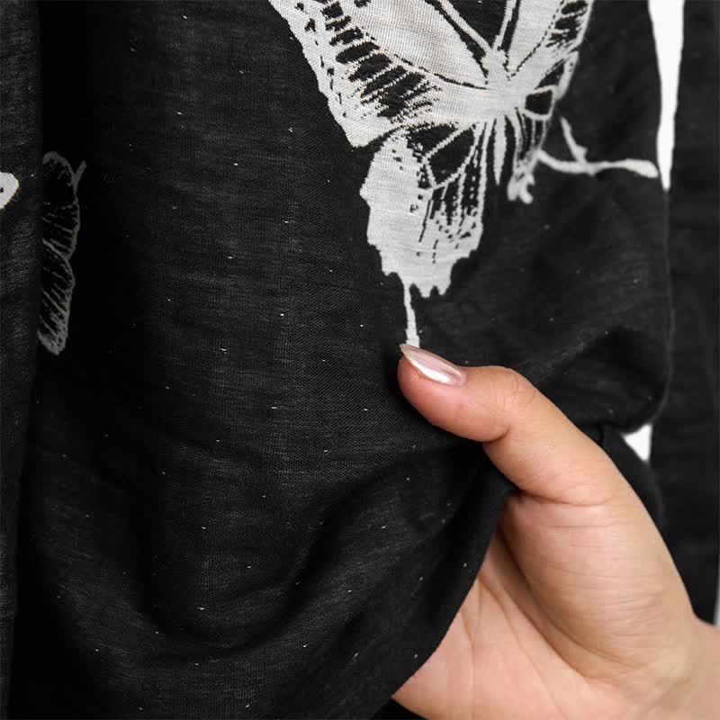 Butterfly Pure Cotton Kimono Robe - image 7