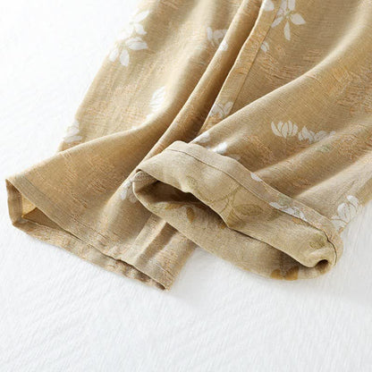Floral Cotton Chinese Knot Loungewear Set - image 9