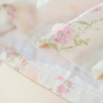 Floral Bamboo Cotton Tie Neck Pajamas - image 12