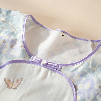 Floral Butterfly Bamboo Fiber Women's Pajamas - image 7