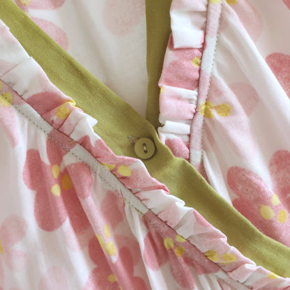 Sakura Floral Cotton Gauze Kimono Nightdress - image 5