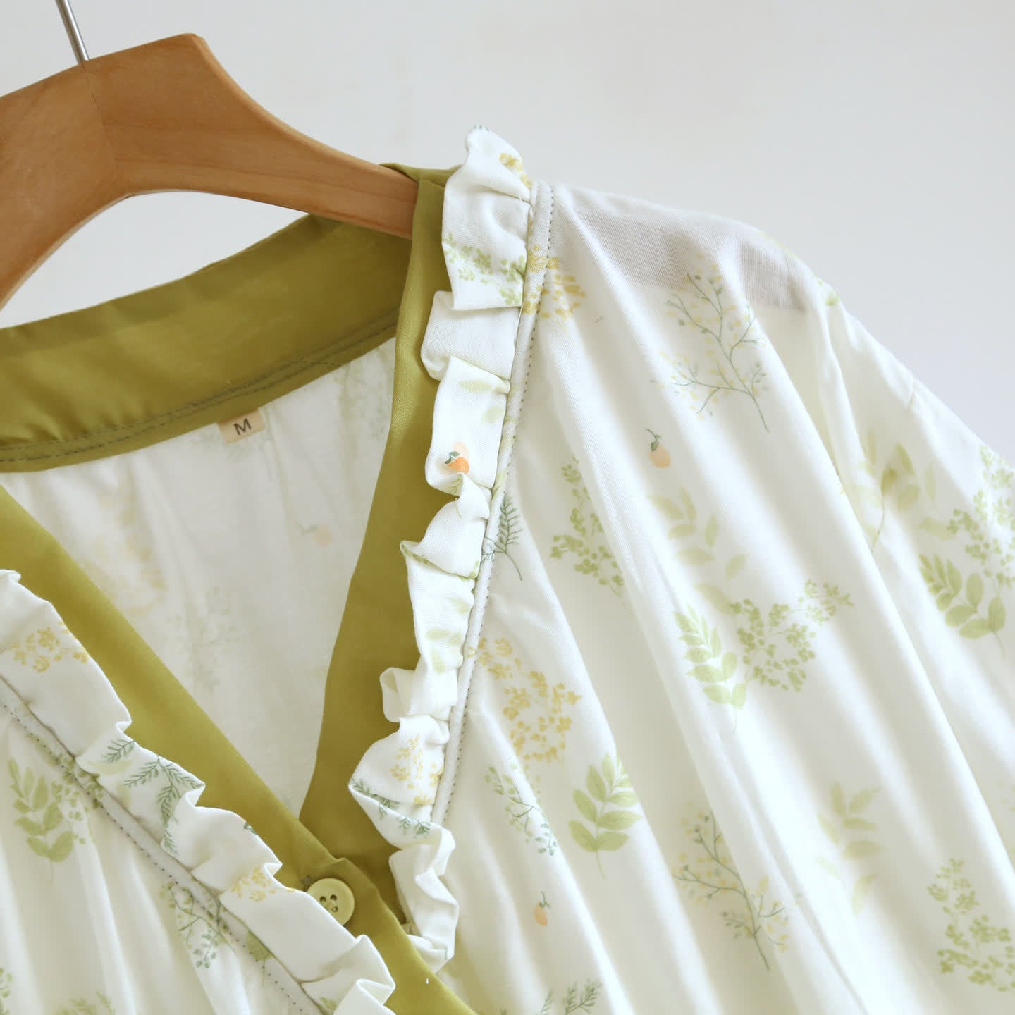 Forest Herbarium Cotton Gauze Yukata Dress - image 5