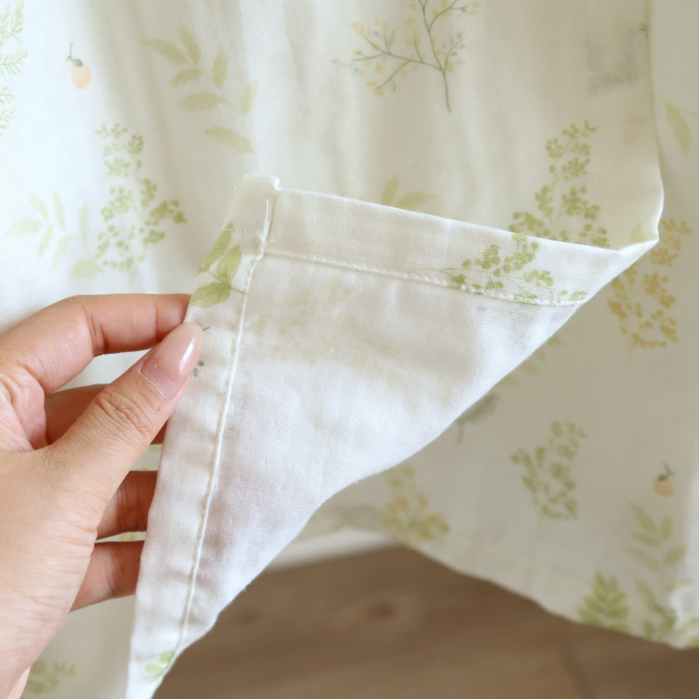 Forest Herbarium Cotton Gauze Yukata Dress - image 8