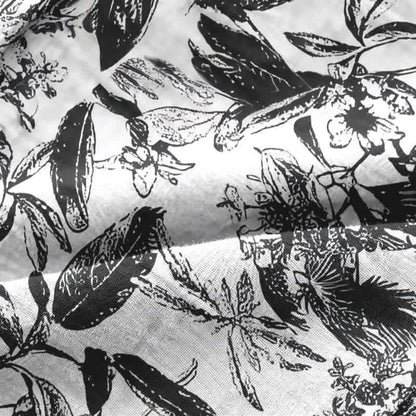 Monochrome Botanical Print Pajama Set - image 9
