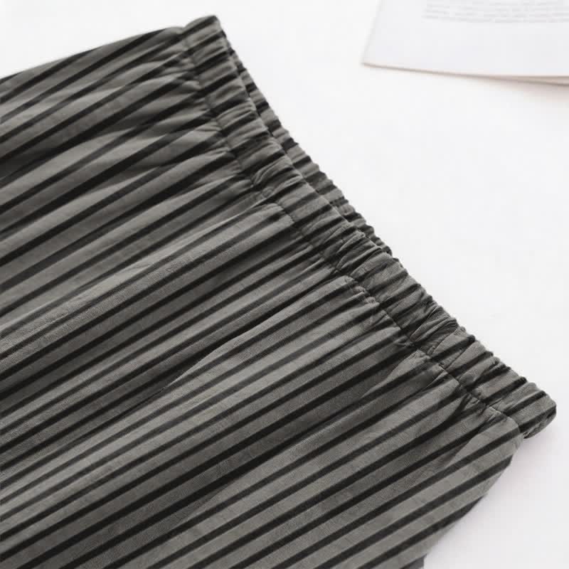 Unisex Striped Modal Pajama Set - image 4