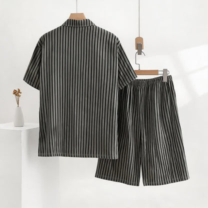 Unisex Striped Modal Pajama Set - image 3