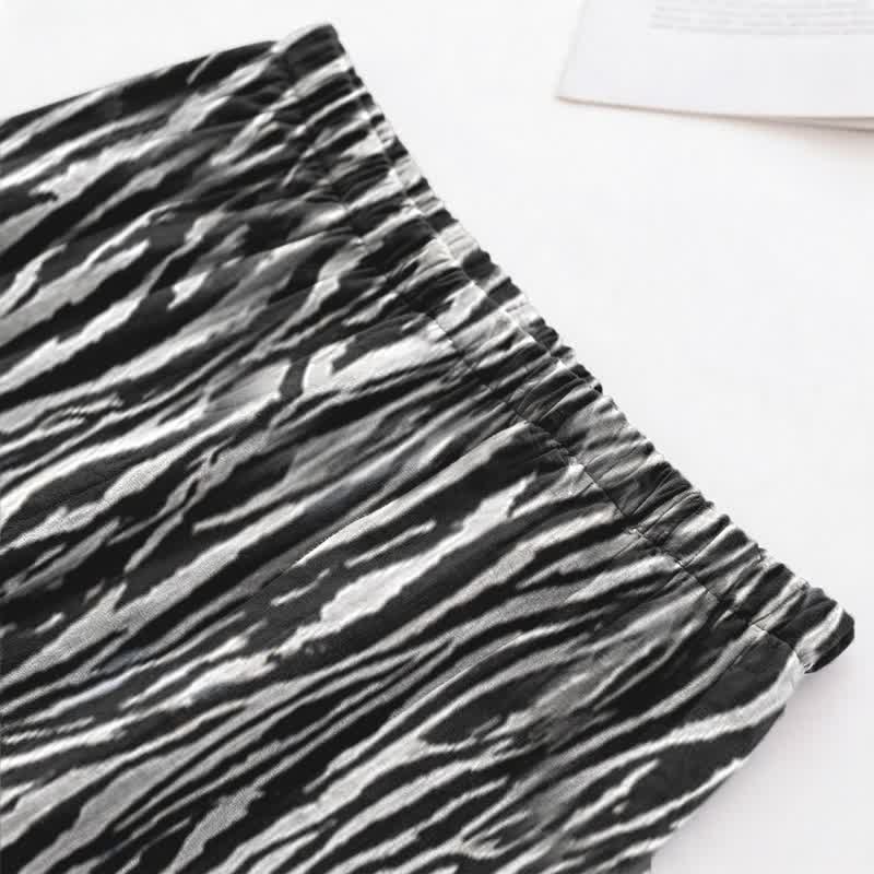 Unisex Zebra Print Modal Pajama Set - image 3