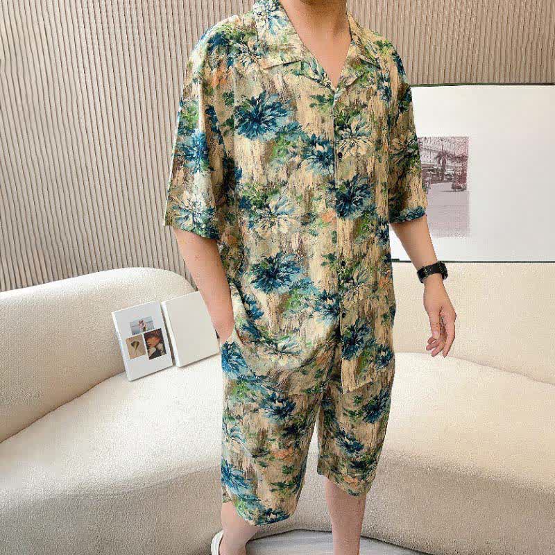 Unisex Floral Print Loungewear Set - image 2