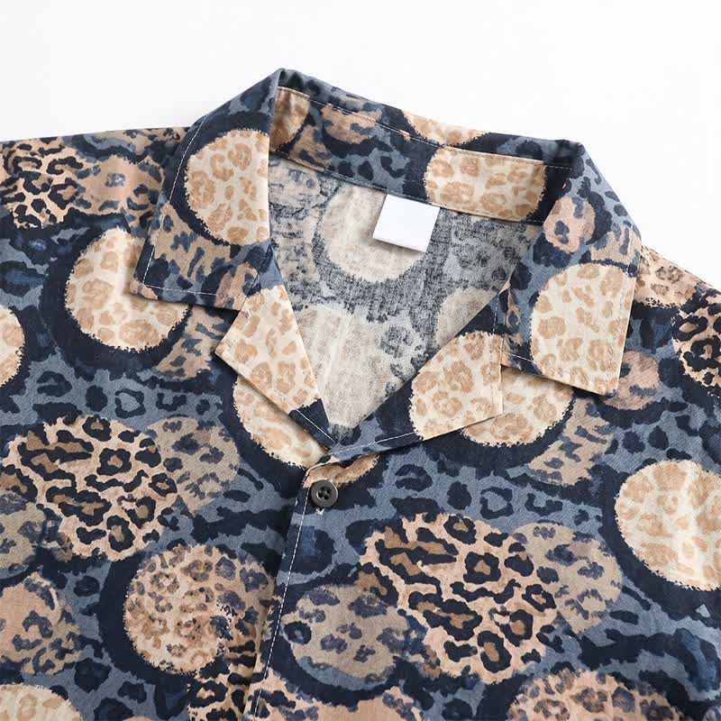 Navy Leopard Print Loungewear Set - image 5