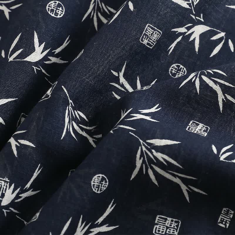 Unisex Bamboo Leaf Print Loungewear Set - image 4