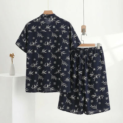 Unisex Bamboo Leaf Print Loungewear Set - image 2