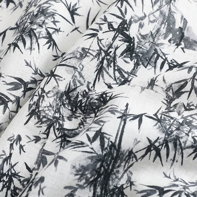 Unisex Style Bamboo Print Pajama Set - image 4