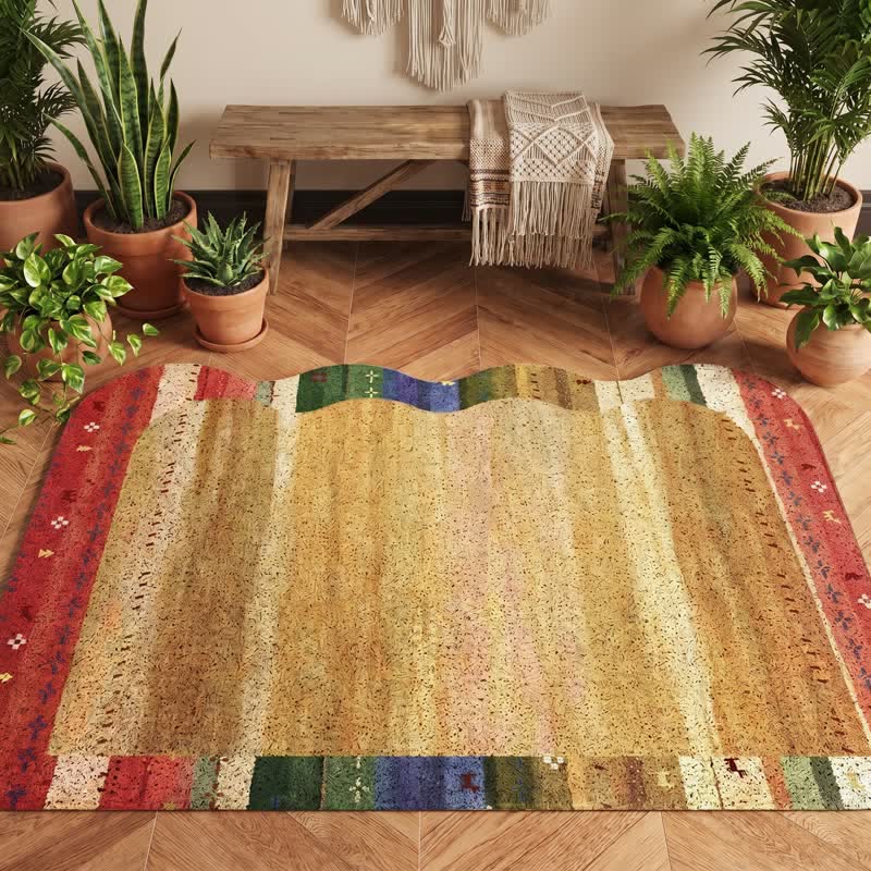 Vintage Persian Non-Slip Entry Rug - image 2