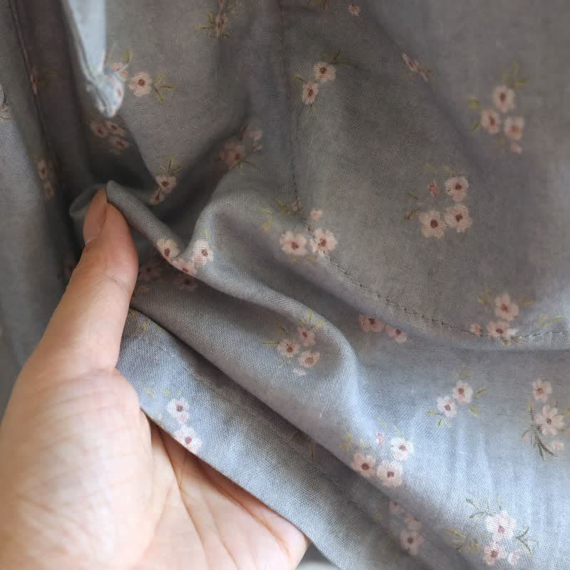 Cherry Blossom Cotton Pajama Shorts - image 12