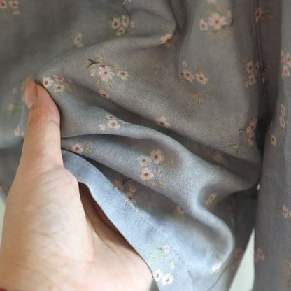 Cherry Blossom Cotton Pajama Shorts - image 13
