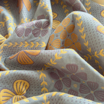 Geometric Clover 3-layer Cotton Gauze Blanket - image 10
