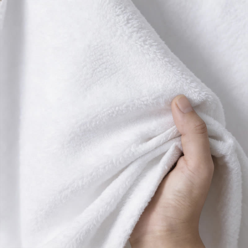 Unisex Solid Cotton Kimono Bathrobe - image 15