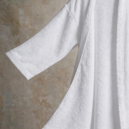 Unisex Solid Cotton Kimono Bathrobe - image 12