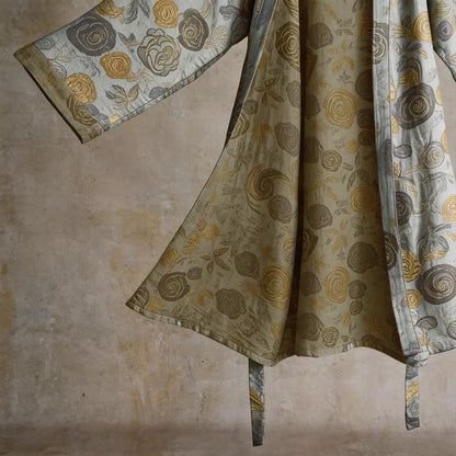 Unisex Baroque Cotton Kimono Robe - image 8