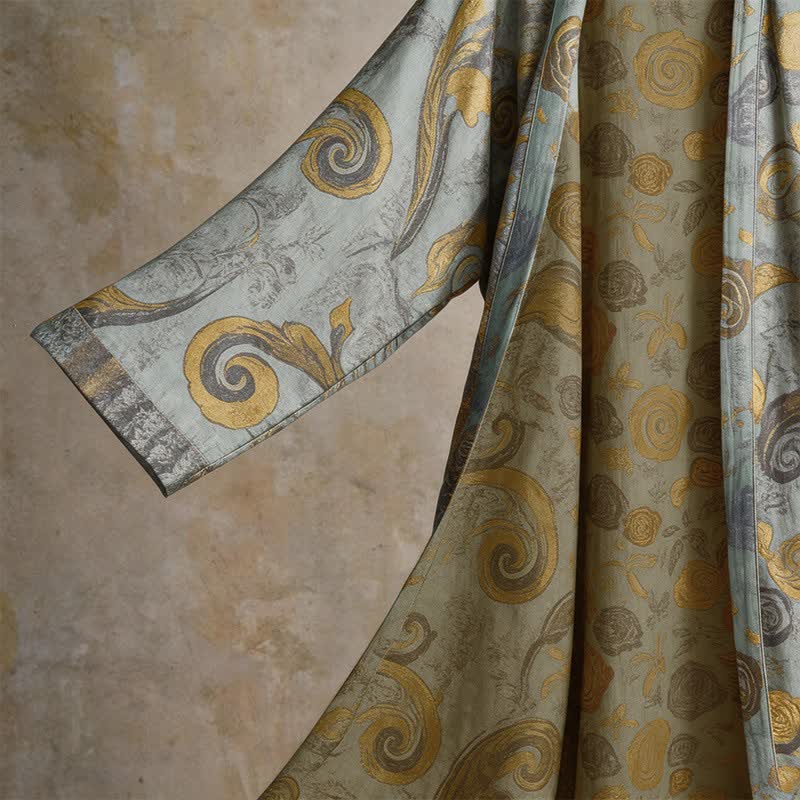 Unisex Baroque Cotton Kimono Robe - image 9