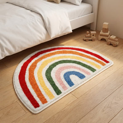 Rainbow Arch Faux Cashmere Bath Rug - image 4