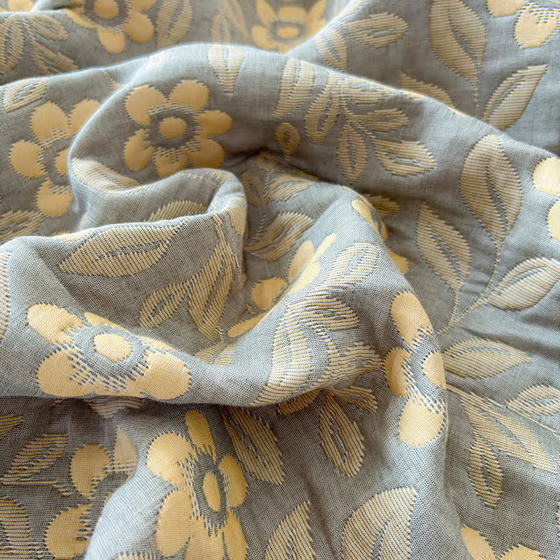 3-Layer Muslin Cotton Floral Blanket Quilt - image 11