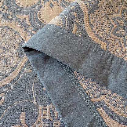 Milanese Medallion Tile Cotton Gauze Bedspread Quilt - image 13