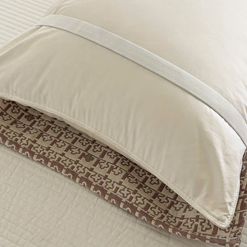 Modern Geometric Pattern Jacquard Cotton Quilt - image 7