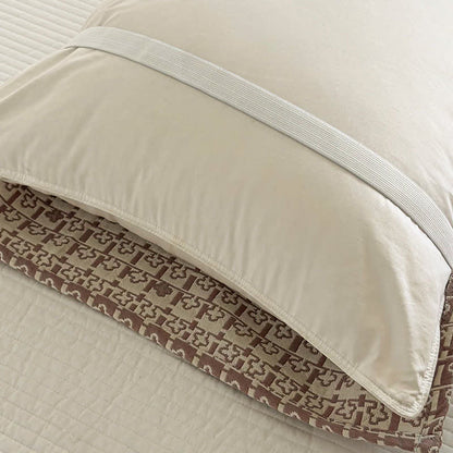 Modern Geometric Pattern Jacquard Cotton Quilt - image 7