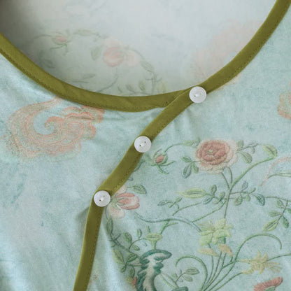 Oriental Traditional Floral Women's Pajamas - image 3